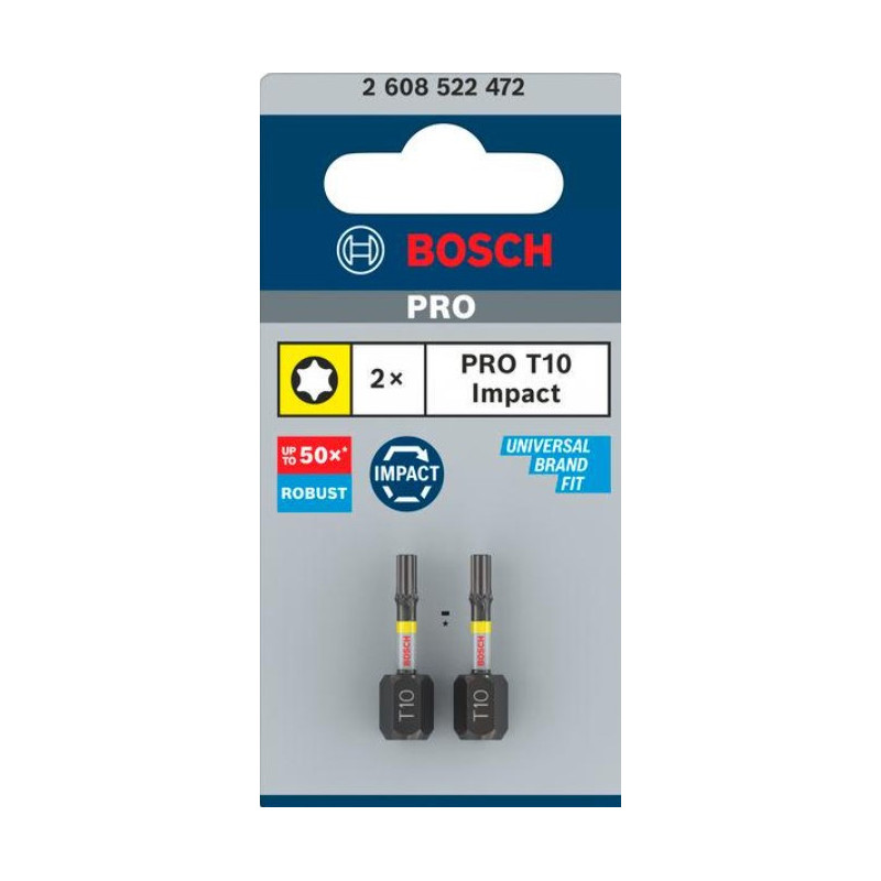 Bit PRO Torx Impact 25mm T10 Bosch 2608522472 (1opak/2szt)