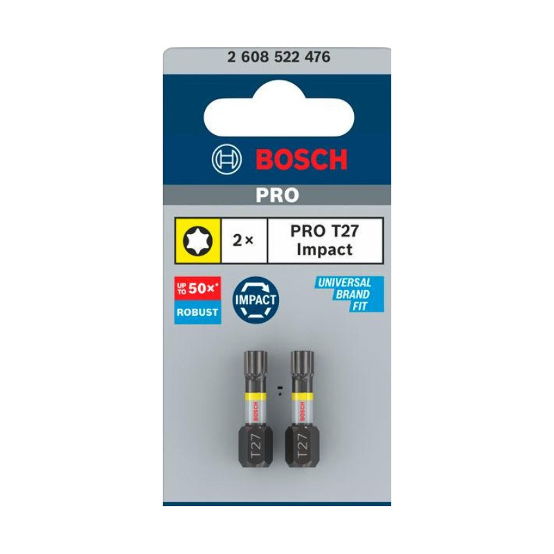 Bit PRO Torx Impact 25mm T27 Bosch 2608522476 (1opak/2szt)