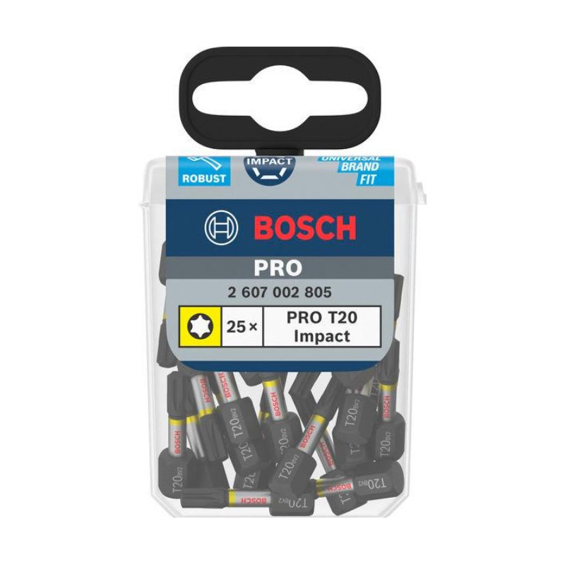 Bit PRO Torx Impact  T20 25mm Bosch 2607002805 (1opak/25szt)