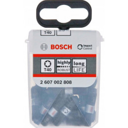 Bity udarowe T40 25 mm Bosch 2607002808 (1opak/25szt)