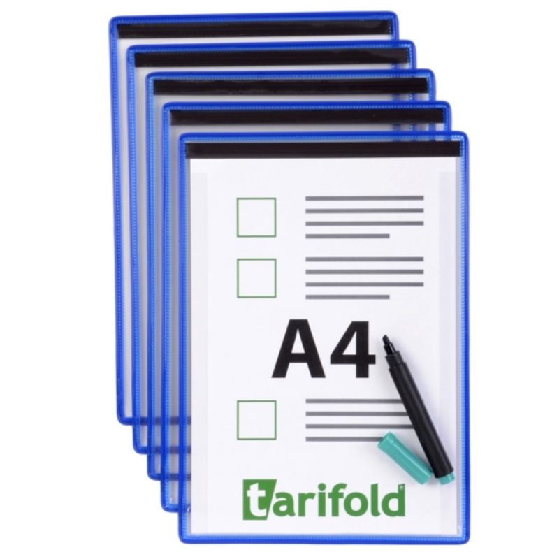 5 szt Magnetyczny panel prezentacyjny A4 niebieski Tarifold 184511