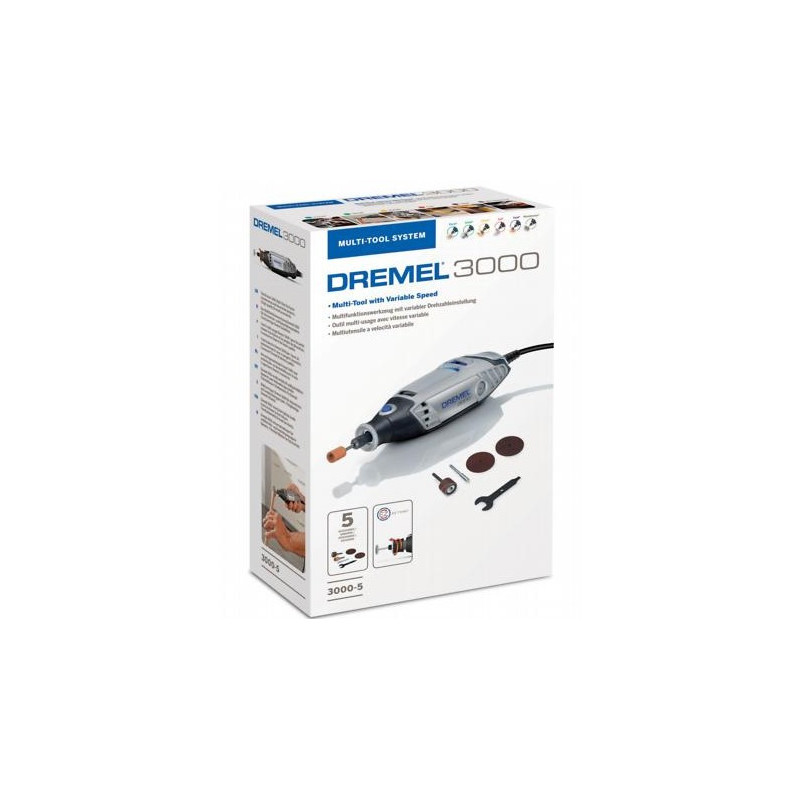 Narzędzie wielofunkcyjne DREMEL 3000 5 akcesoriów F0133000JW