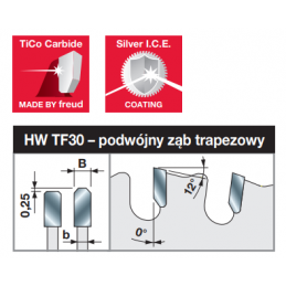 Piła tarczowa do metali żelaznych 190x30mm 38Z LU6A 0300 FREUD