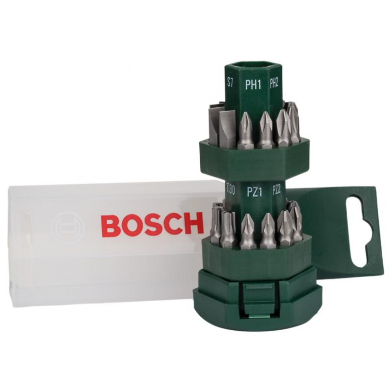 25-częściowy zestaw końcówek wkręcających „Big-Bit“ Bosch 2607019503 25-częściowy zestaw końcówek wkręcających „Big-Bit“ Bosch 2607019503