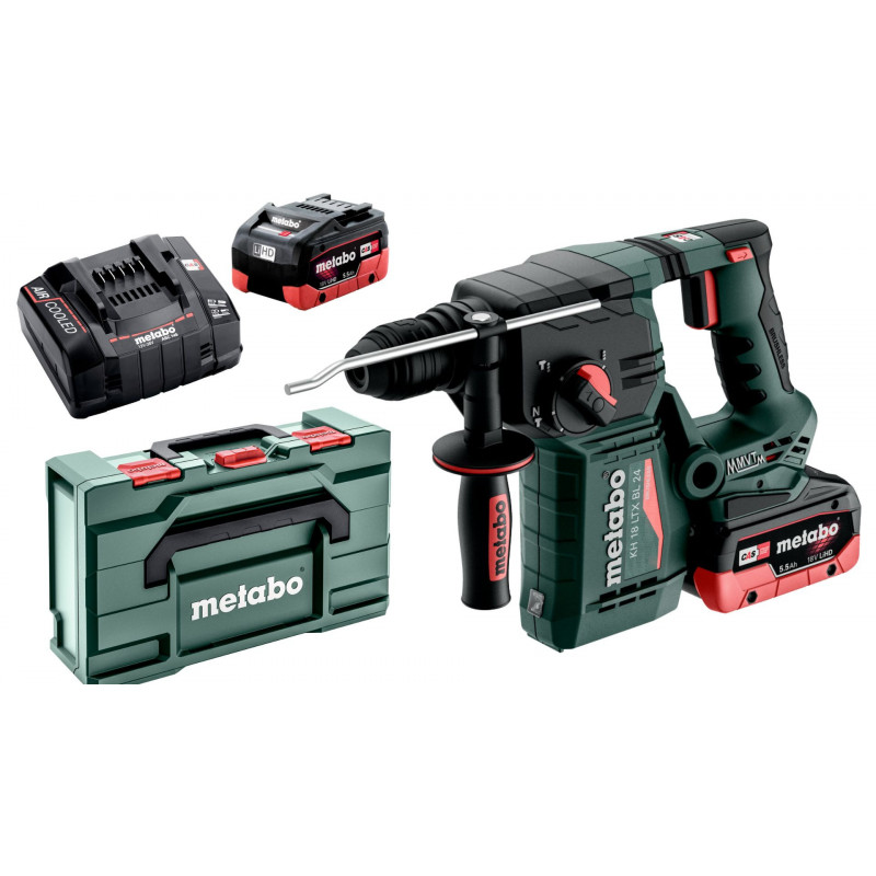 KH 18 LTX BL 24 Kombimłotek Akumulatorowy 2x5.5Ah LiHD Metabo 601713660