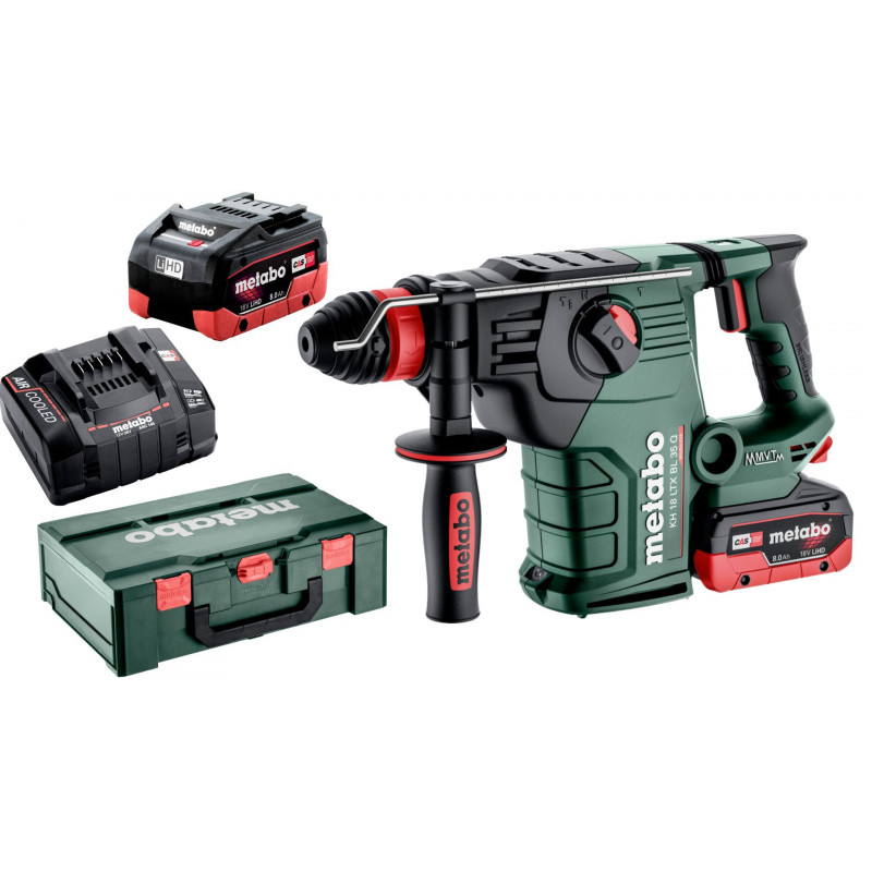 KH 18 LTX BL 35 Q Młotowiertarka akum. 2x8Ah LiHD i ładowarka Metabo 600813810