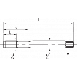 GWINTOWNIK M 2 DIN-371B (6H) HSSE-PM TIN 800X FANAR C4-113X01-0020