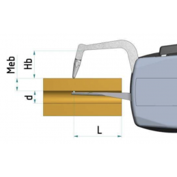 Macka pomiarowa 0 – 20 mm D2R20 KROEPLIN
