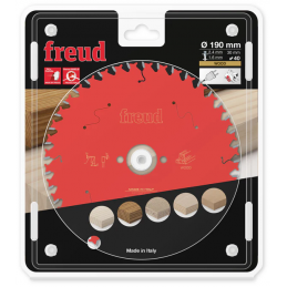 Piła tarczowa do drewna litego i płyt MDF 190x30mm Z40 FR13W007H FREUD