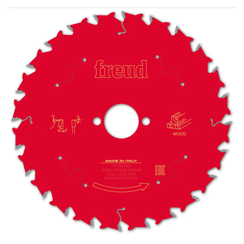 Piła tarczowa do drewna litego i płyt MDF 190x30mm Z24 FREUD F03FS09717 Piła tarczowa do drewna litego i płyt MDF 190x30mm Z24 FREUD F03FS09717