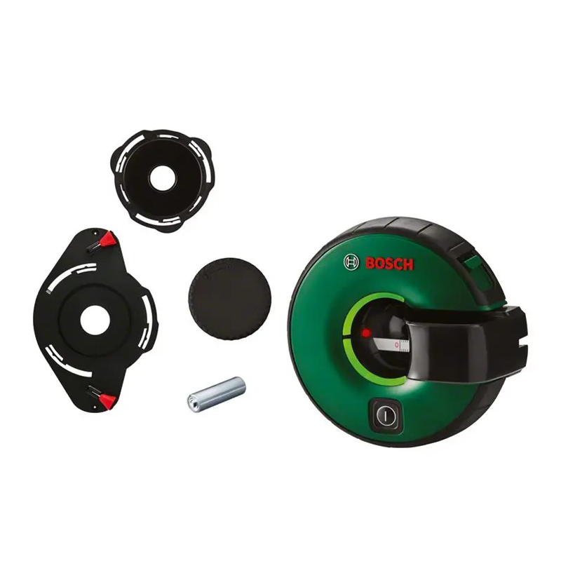 Laser liniowy Atino z nakładką i Baterią Bosch 0603663A00 Laser liniowy Atino z nakładką i Baterią Bosch 0603663A00