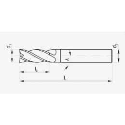 FREZ TRZPIENIOWY WEGLIK FI 12,0 30/ 83 Z6 HA12 VHM TS 645 MASTERMILL FANAR M9-64GM00-0120