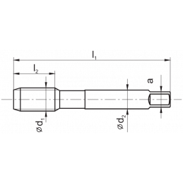 GWINTOWNIK M 3 NGMM/2 DIN-352/2 LH (6H) HSS FANAR A1-260001-0030