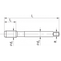 GWINTOWNIK M10 DIN-376C (6H) HSSE TIN 800X FANAR D2-123X01-0100