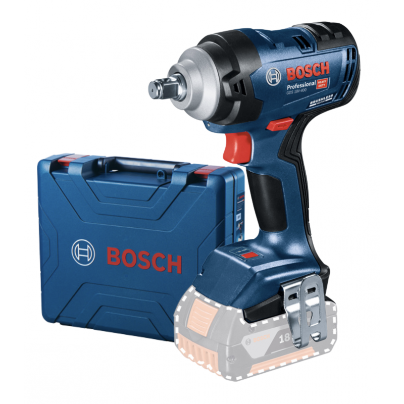 GDS 18V-400 Klucz udarowy w walizce Bosch 06019K0021