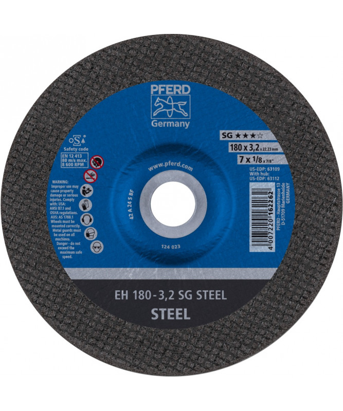 PFERD Sciernice tarczowe do ciecia EH 180-3,2 SG STEEL