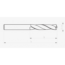 WIERTLO NWKA FI  7,50  69/109MM HSSE TIN SZL, INOX DIN 338 FANAR W2-103811-0750