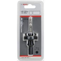 Adapter z gniazdem sześciokątnym do pił otwornic 32–210 mm 2609390034 Bosch