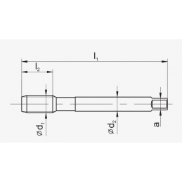 WYGNIATAK M16 DIN-376C (6HX) SR HSSE-PM WGN TIN FANAR D4-923005-0160