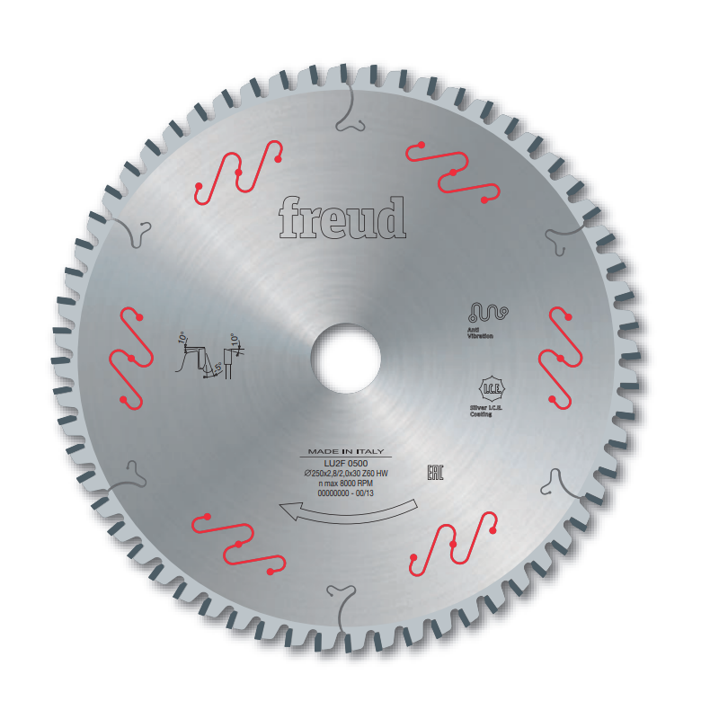 Piła tarczowa do drewna czy MDF 250x2,8/2x30 mm Z60 LU2F 0500 Freud F03FS04974 Piła tarczowa do drewna czy MDF 250x2,8/2x30 mm Z60 LU2F 0500 Freud F03FS04974