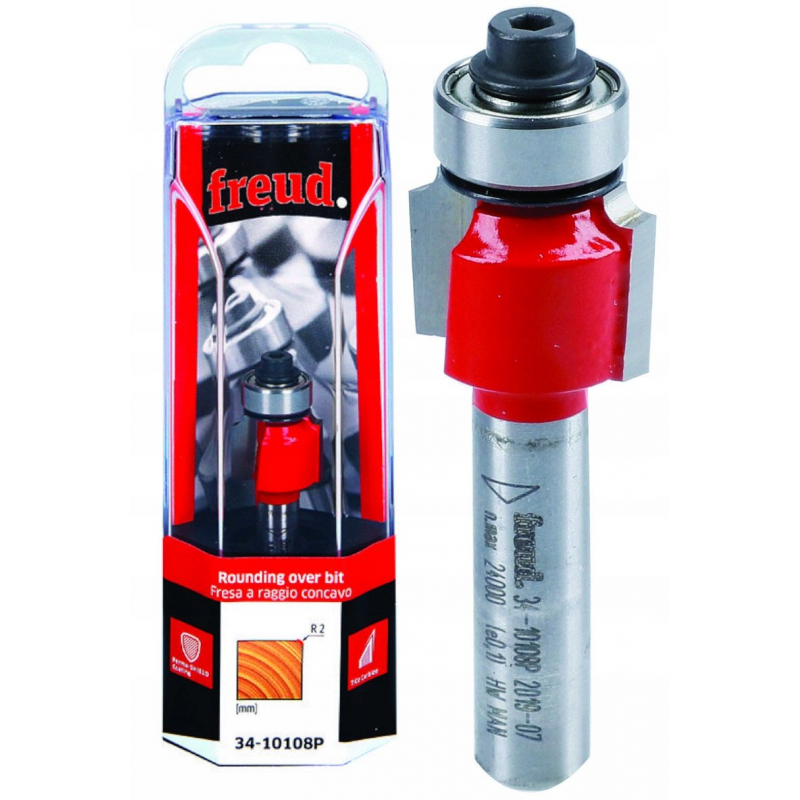 Frez zaokrąglony do drewna 34-10108P 16,7X54,9X8 Freud F03FR01766