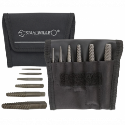 Zestaw wykrętaków do zerwanych śrub EXTRACTOR 900/6T STAHLWILLE