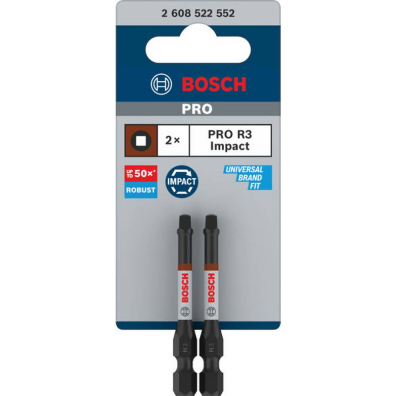 Zestaw 2szt. przedłużonych bitów R3 o długości 55 mm Bosch 2608522552
