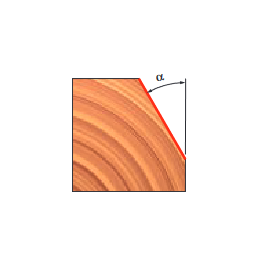 Frez do fazowania  w drewnie 40-10406P 33x11,5x6,0 45˚Freud F03FR01914