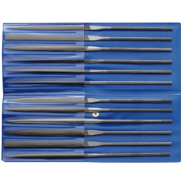 PFERD Zestaw precyzyjnych pilników igiełkowych 12-częściowy 266/18 P 180 mm H0