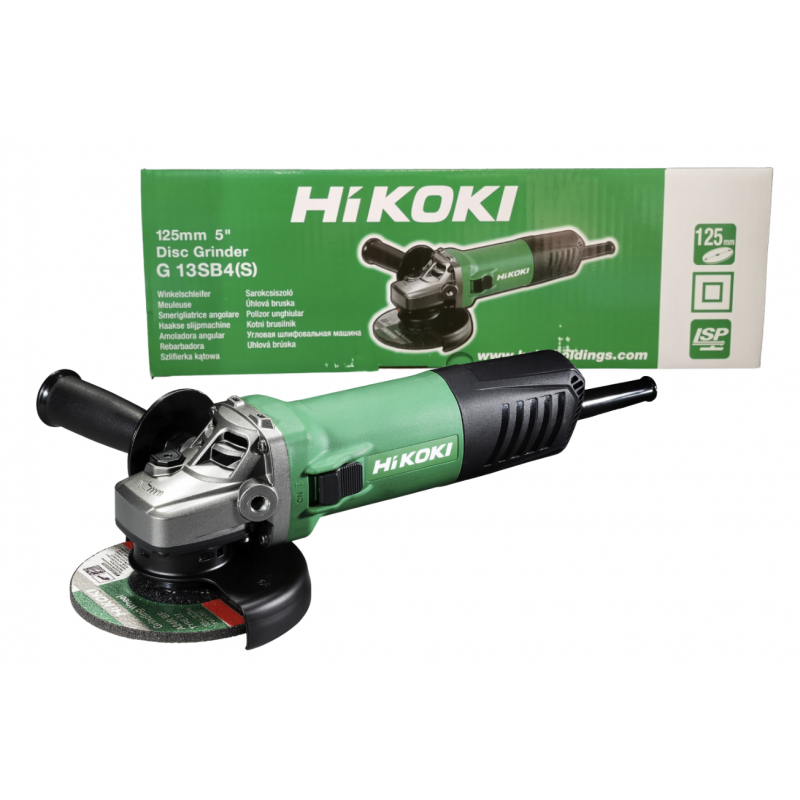 Szlifierka kątowa 125mm G13SB4 YGZ 1400W Hikoki