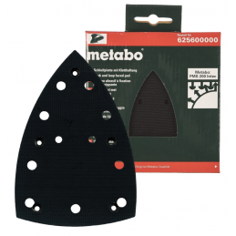 Dziurkowana płyta szlifierska z mocowaniem na rzep 147x100 mm 625600000 Metabo