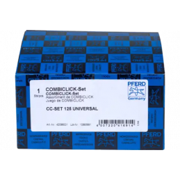 Zestaw tarcz fibrowych COMBICLICK korund Ø125 mm A36, 60, 80, 120 z talerzem CC-H-GT Uniwersalne