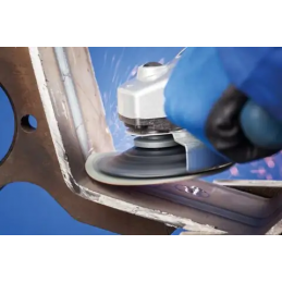 Zestaw tarcz fibrowych COMBICLICK korund Ø125 mm A36, 60, 80, 120 z talerzem CC-H-GT Uniwersalne