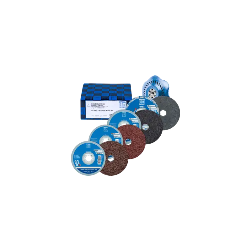 Zestaw krążków filcowych COMBICLICK Ø125mm VRH A100C 180M 240F do wykańczania