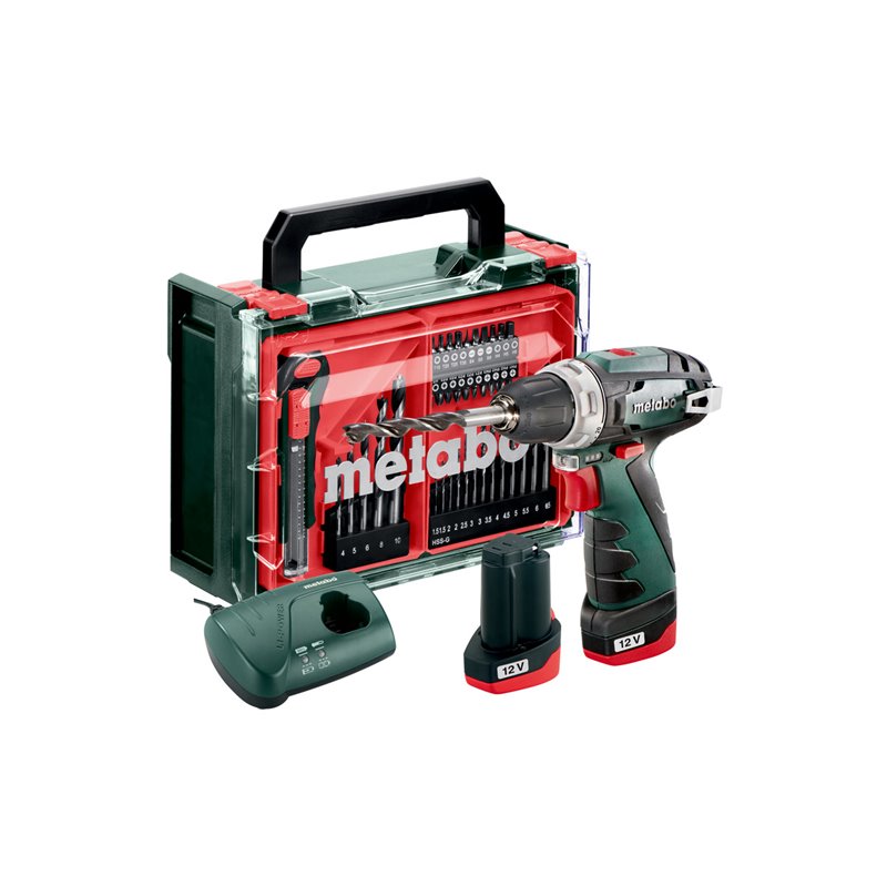 PowerMaxx BS Basic Set Wiertarko-wkrętarka akumulatorowa Metabo