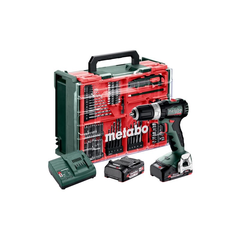 SB 18 L BL Set Akumulatorowa wiertarka udarowa Metabo