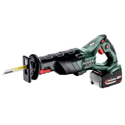 SSE 18 LTX BL w walizce metaBOX 145 L, z ładowarką ASC 55 + 2 akumulatory Li-ion 18 V / 5,2 Ah Metabo