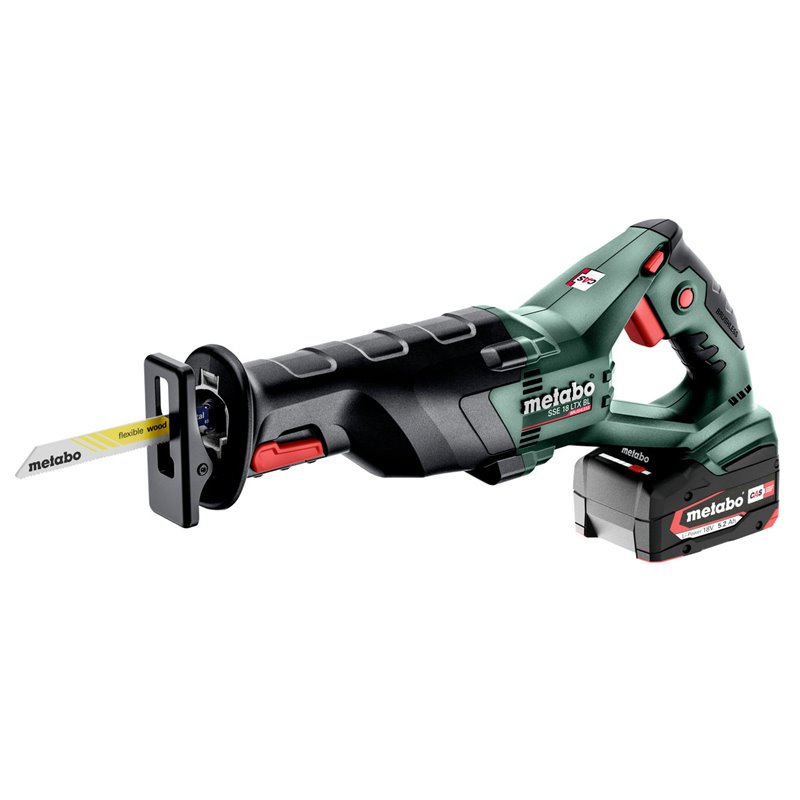 SSE 18 LTX BL w walizce metaBOX 145 L, z ładowarką ASC 55 + 2 akumulatory Li-ion 18 V / 5,2 Ah Metabo