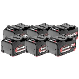 Zestaw – 6x akumulator Li-Power 18 V – 4.0 Ah Metabo