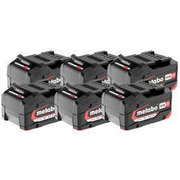 Zestaw – 6x akumulator LiPOWER 18 V – 5,2 Ah Metabo