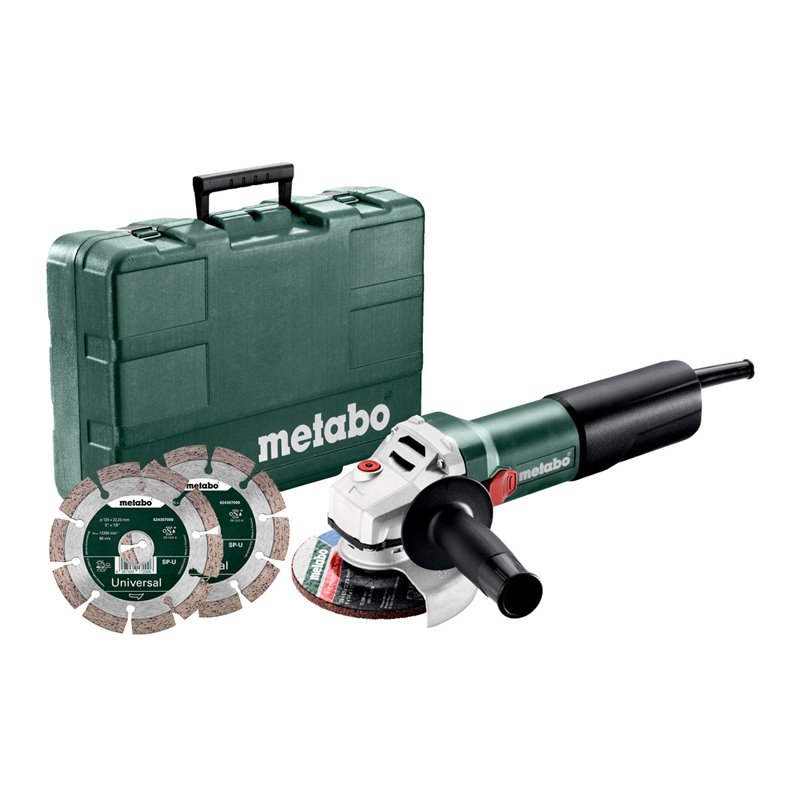 WQ 1100-125 Set Szlifierka kątowa Metabo