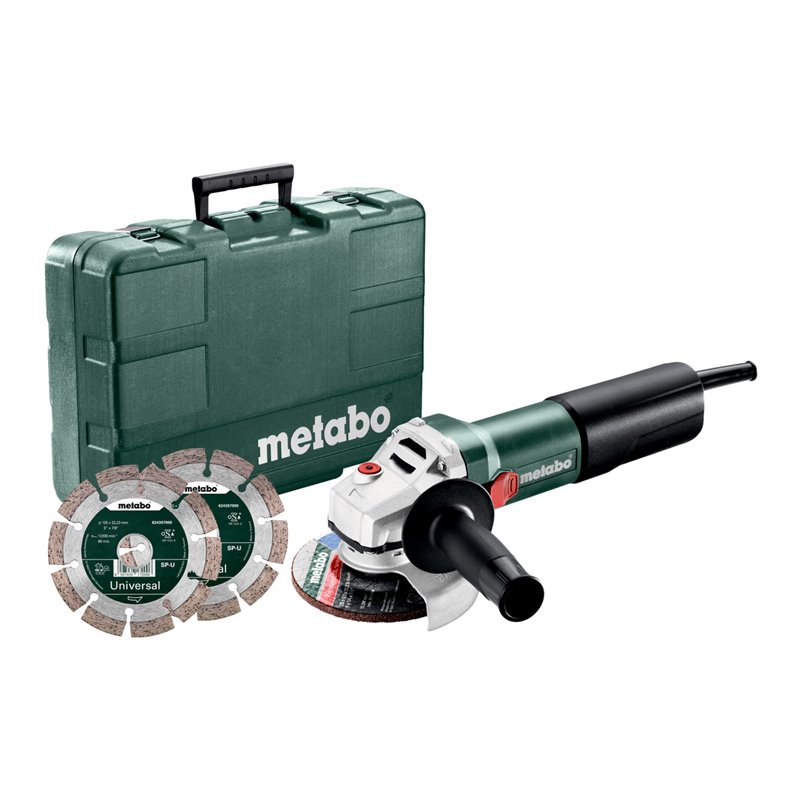 WEQ 1400-125 Set Szlifierka kątowa Metabo