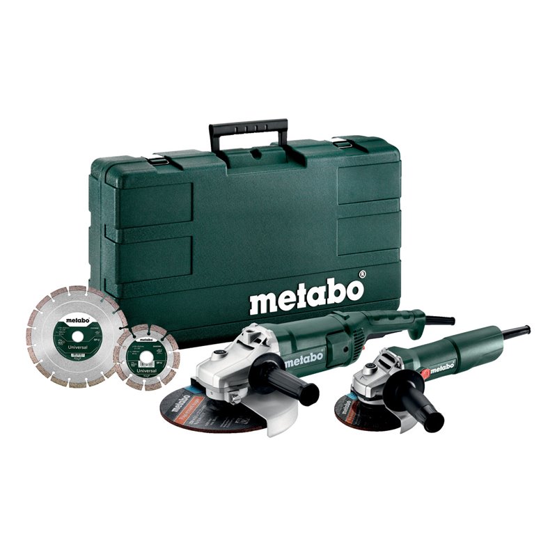 Combo Set WE 2200-230 + W 750-125 Urządzenia sieciowe w zestawach Metabo