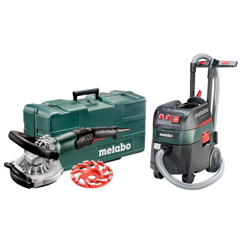 RSEV 19-125 RT + ASR 35 L ACP Set Urządzenia sieciowe w zestawach Metabo
