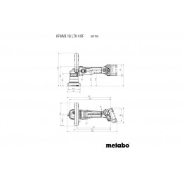 KFMVB 18 LTX 4 RF AKUMULATOROWA FREZARKA KRAWĘDZIOWA DO METALU Metabo