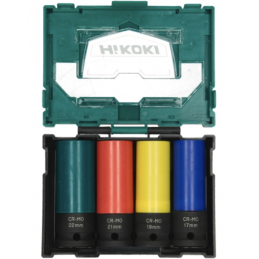 Zestaw nasadek udarowych do felg 4 elementy 40030039 HIKOKI