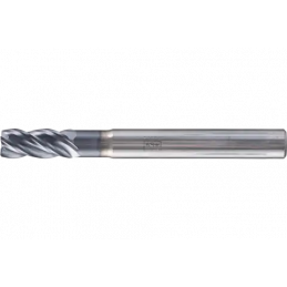 PFERD TOOLS Frez kątowy pełnowęglikowy długi, 4 cięcia, Ø 6 mm, trzonek TiAlN HA z fazą 45°, linia uniwersalna, zdzieranie, wygł