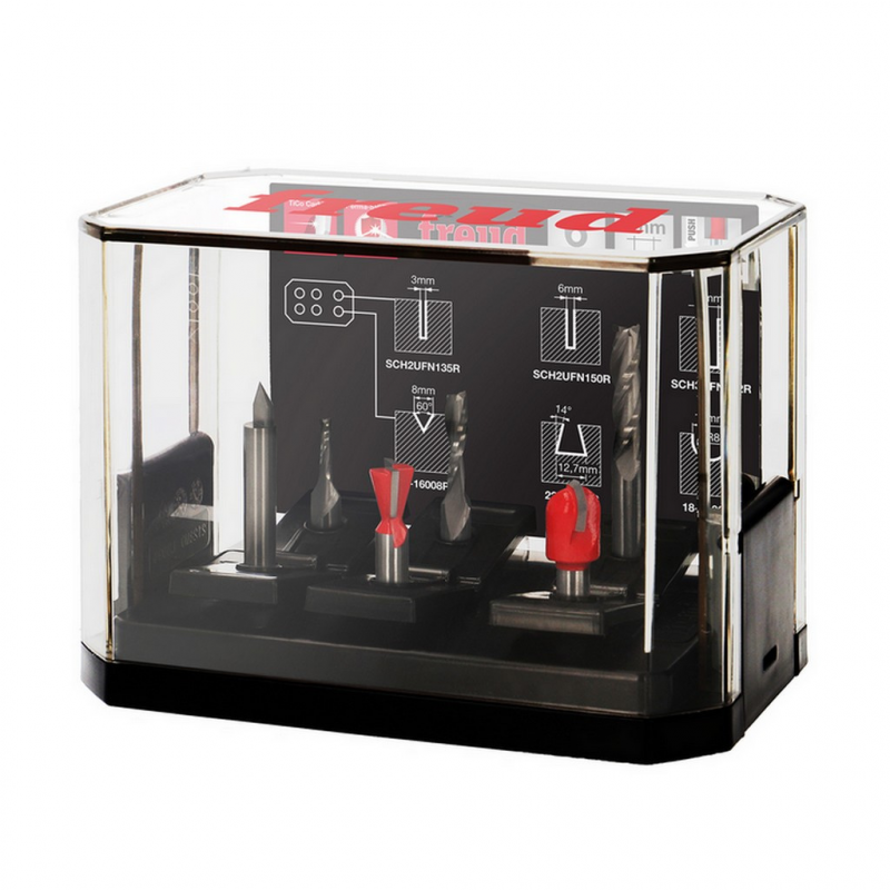 Zestaw 6 frezów do pracy precyzyjnej 88-30708P Freud F03FR04931