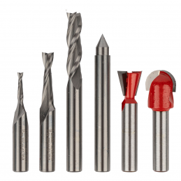 Zestaw 6 frezów do pracy precyzyjnej 88-30708P Freud F03FR04931