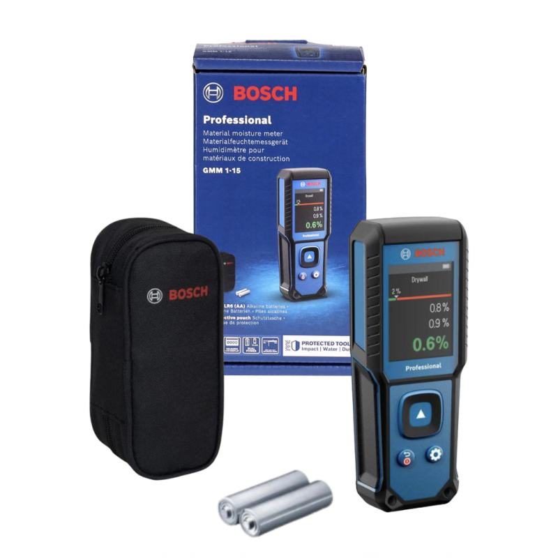 GMM 1-15 Miernik wilgotności materiałów 0601078200 Bosch